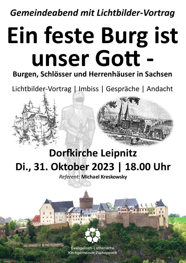 Plakat Gemeindeabend Reformationstag