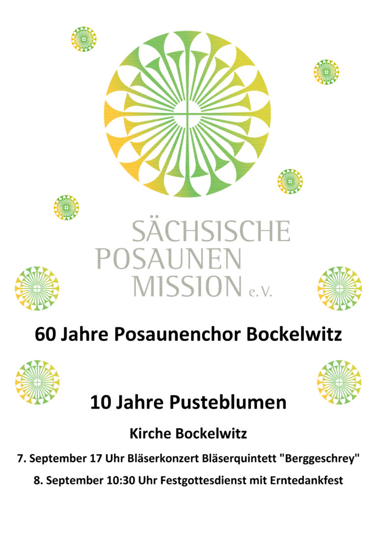 Plakat Jubiläum Posaunenchor