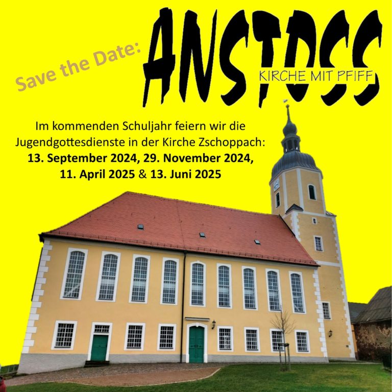 Plakat ANSTOSS Jugendgottesdienst